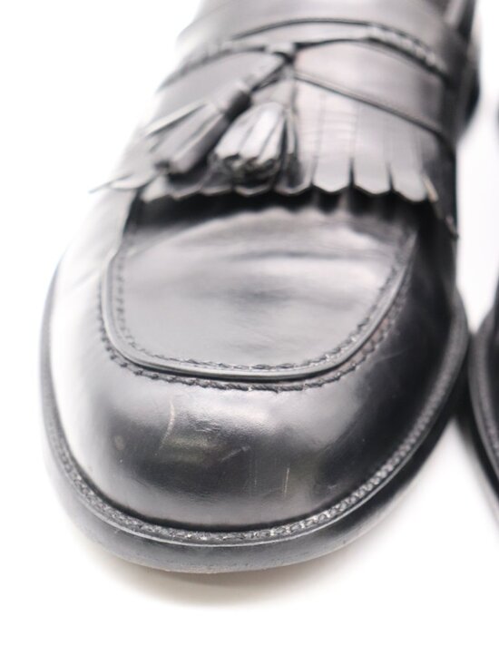 Mezlan Romano Tassel Loafers Men\'s 11.5 M Black Leather Dress Shoes Kiltie